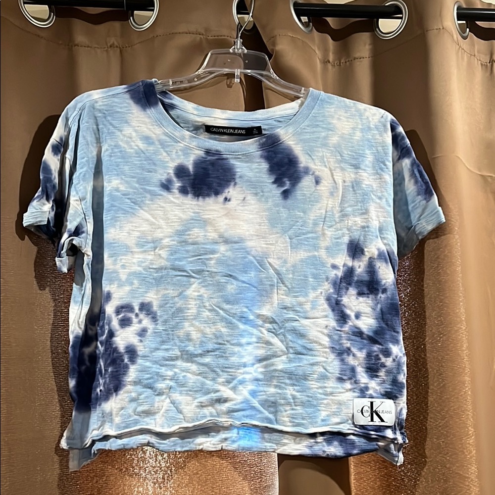 Calvin Klein Blue Tie-Dye T-Shirt